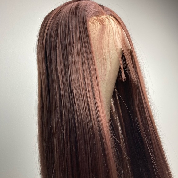 Brown Wigs Long Hair Lace Front Wig - Picture 6 of 12